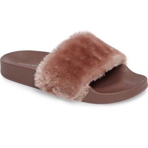 NEW Mauve Softey Slides - Steve Madden